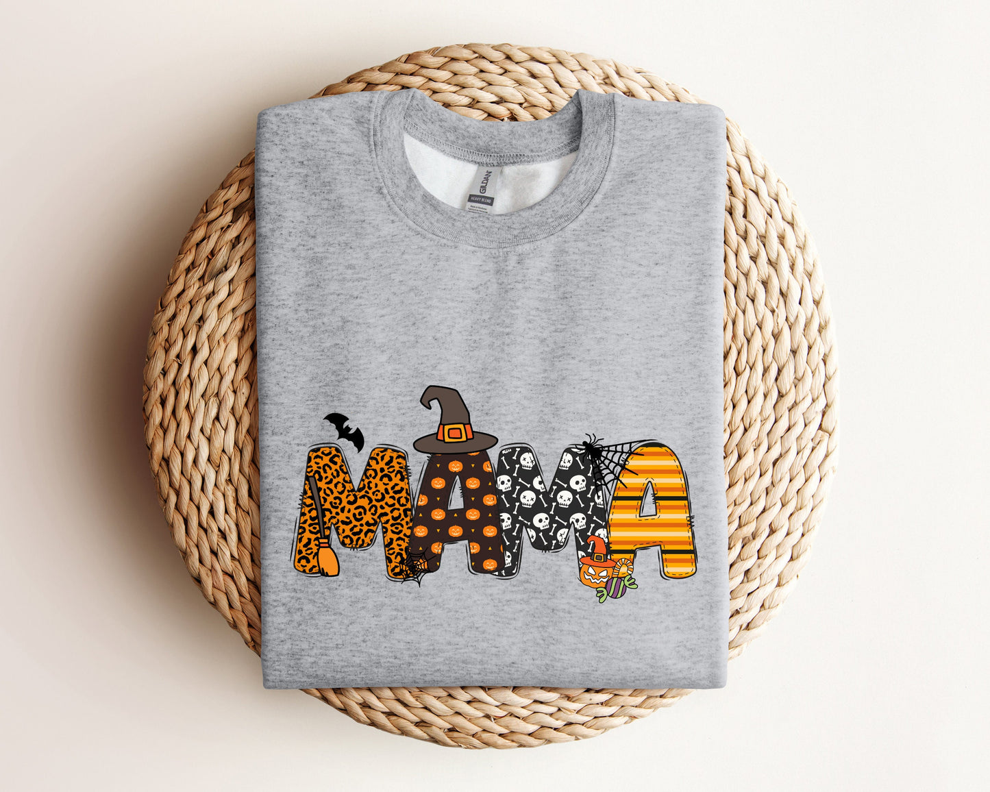 Mama Halloween Sweatshirt, Mama Sweatshirt, Halloween  Mama Sweater, Cool Mama Halloween Sweatshirt, Halloween Gift, Spooky Season Sweater