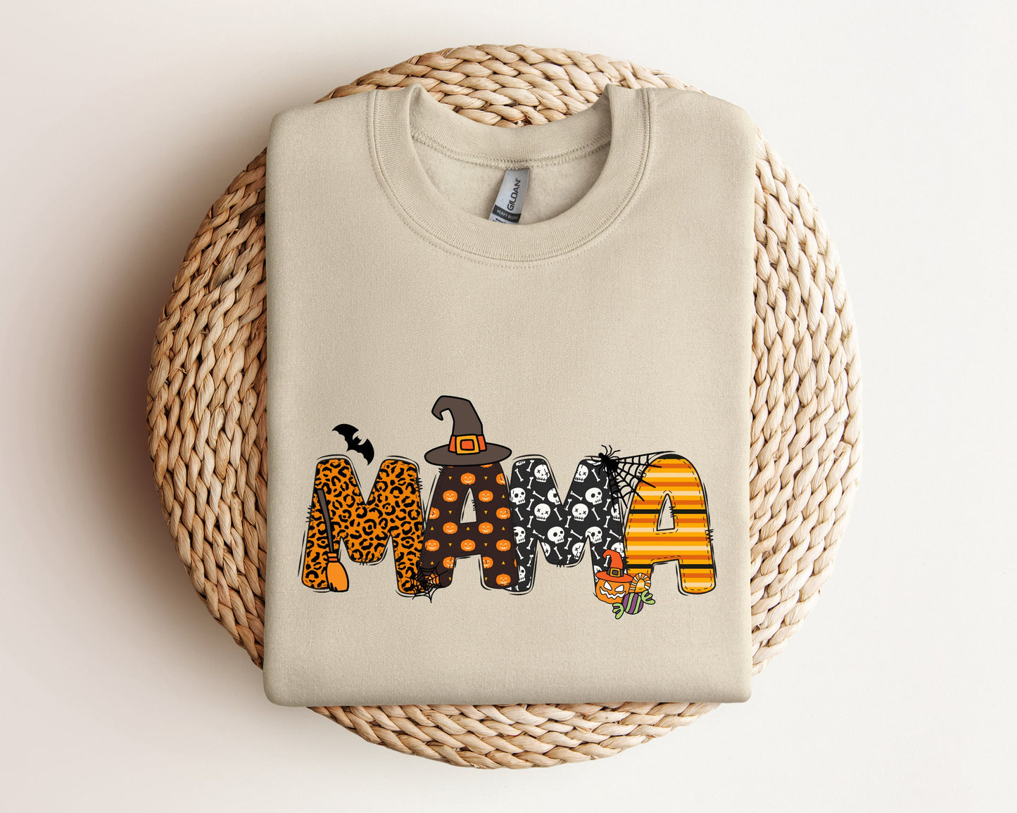 Mama Halloween Sweatshirt, Mama Sweatshirt, Halloween  Mama Sweater, Cool Mama Halloween Sweatshirt, Halloween Gift, Spooky Season Sweater