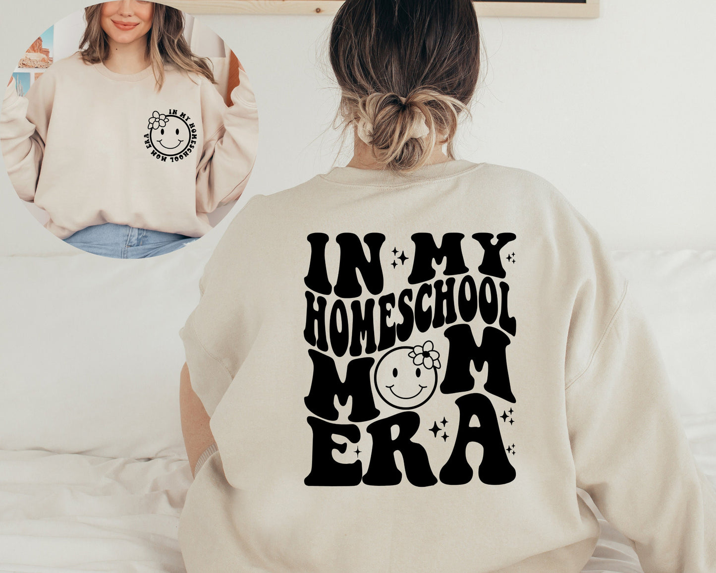In My Homeschool Mama Era Sweatshirt, Homeschool Mom Sweater, Homeschooling Mama Hoodie, Christian Teacher Hoodie, Homeschooler Mom Sweater