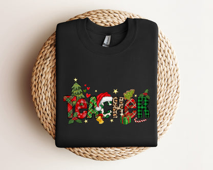 Christmas Teacher Sweatshirt, Christmas Teacher Hoodie, Teachers Day Sweater, Teachers Life Hoodie, Teacher Sweater, Christmas Sweatshirt