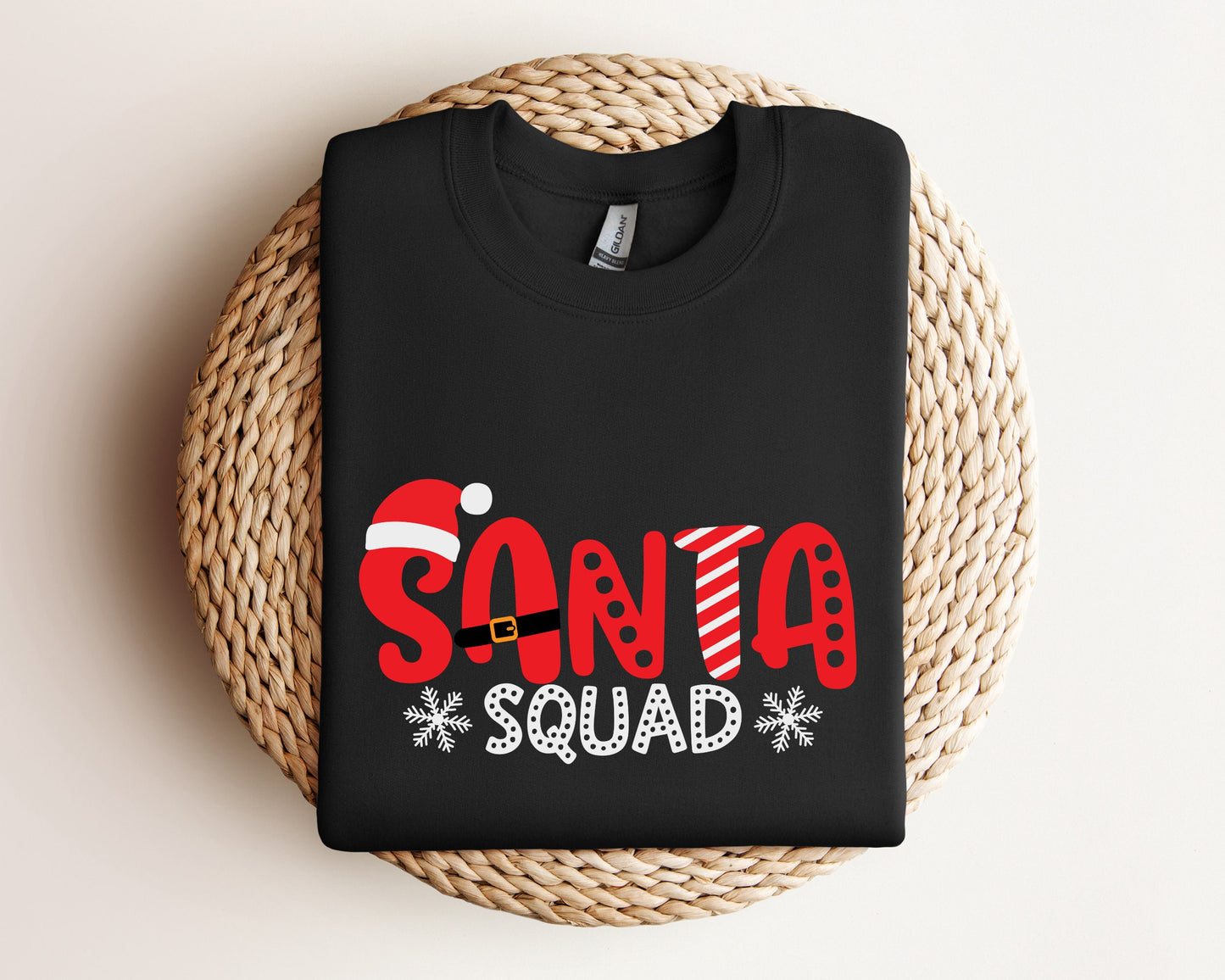 Santa Squad Sweatshirt, Christmas Squad Sweater, Christmas Hoodie, Christmas Gift, Family Christmas, Family Matching Christmas Crewneck