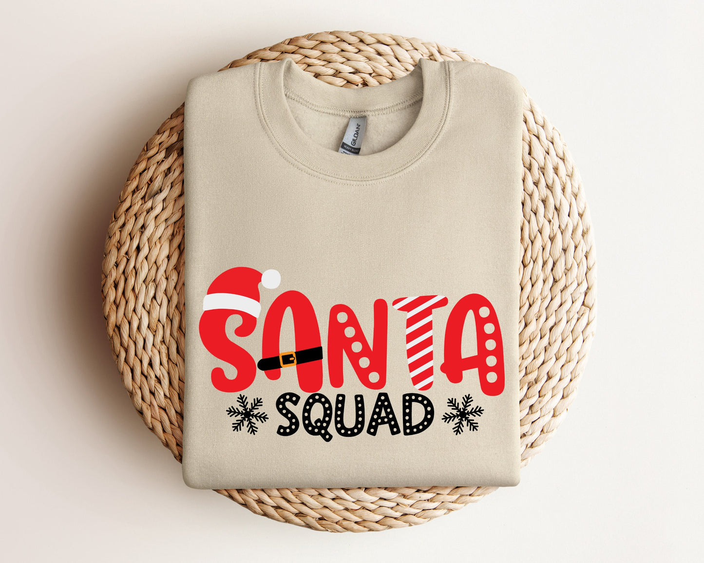 Santa Squad Sweatshirt, Christmas Squad Sweater, Christmas Hoodie, Christmas Gift, Family Christmas, Family Matching Christmas Crewneck