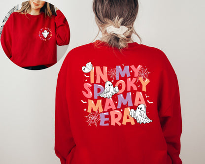 In My Spooky Mama Era Sweatshirt, In My Mom Era Sweater, Halloween Crewneck, Spooky Mom Hoodie, Spooky Season Sweater, Ghost Sweatshirt