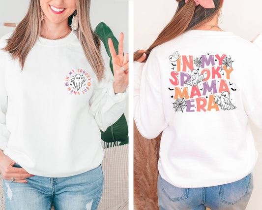 In My Spooky Mama Era Sweatshirt, In My Mom Era Sweater, Halloween Crewneck, Spooky Mom Hoodie, Spooky Season Sweater, Ghost Sweatshirt