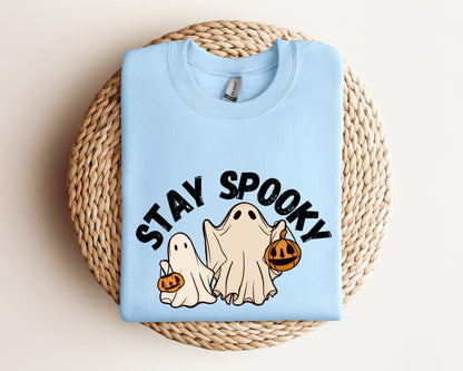 Stay Spooky Sweatshirt, Halloween Sweater, Womens Halloween Sweatshirt, Spooky Season Hoodie, Ghost Halloween Hoodie, Halloween Gift Sweater