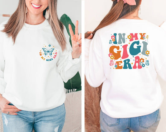 In My Gigi Era Sweatshirt, Gigi Sweater, Gigi Birthday Gift, Gift For Gigi Sweatshirt, Gigi Era Sweatshirt, Gigi Crewneck , Gigi Sweater