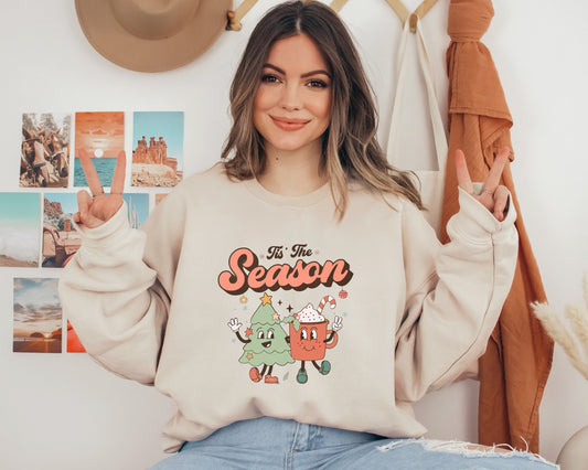 Tis the Season Christmas Sweatshirt, Christmas Sweatshirt, Tis The Season Sweatshirt, Funny Christmas Hoodie, Merry Christmas Sweatshirt