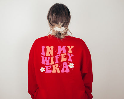 In My Wifey Era Sweatshirt, Funny Wife Sweater, Bachelorette Hoodie, It's Giving Wifey Hoodie, Engagement Gift For Her, Gift for Wife Hoodie