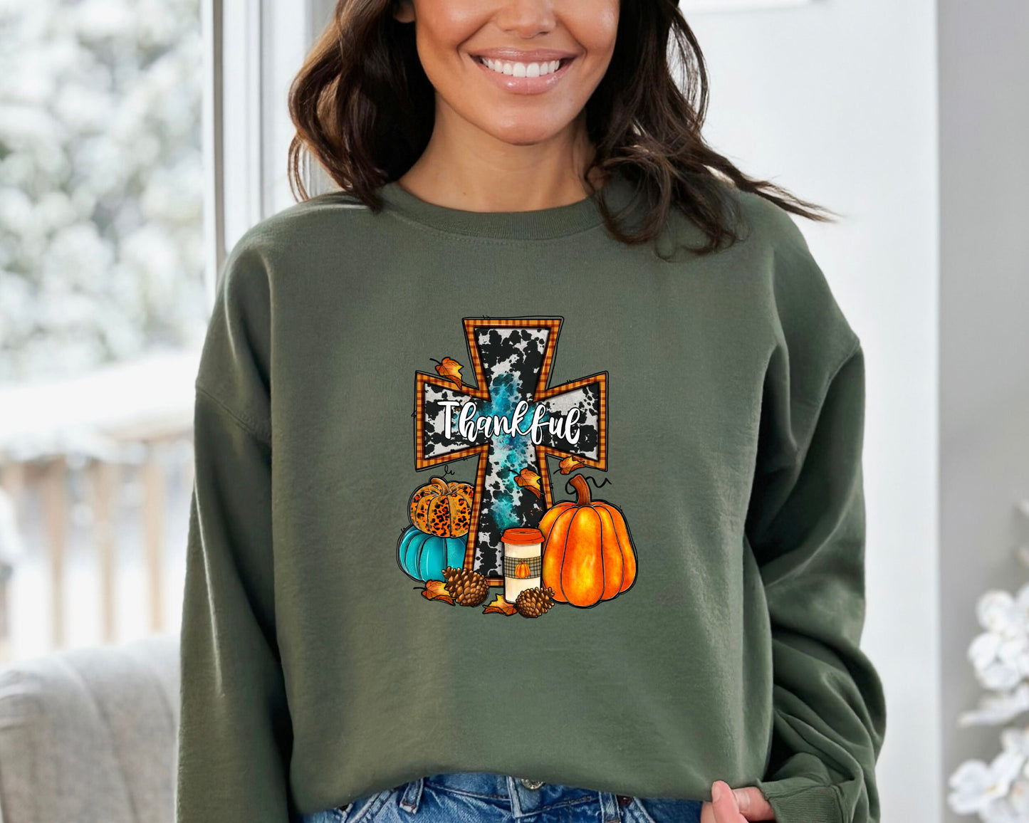 Cross Thankful Sweatshirt, Pumpkin Patch Sweater, Love Fall Y'All Hoodie, Hello Pumpkin Hoodie, Peace Love Thanksgiving Crewneck