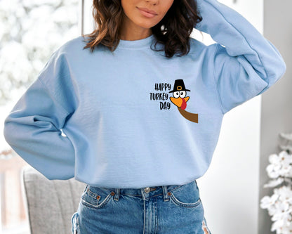 Gobble Gobble Thanksgiving Sweatshirt, Thanksgiving Hoodie, Turkey Thanksgiving Hoodie, Thanksgiving 2023 Sweater, Thanksgiving Crewneck