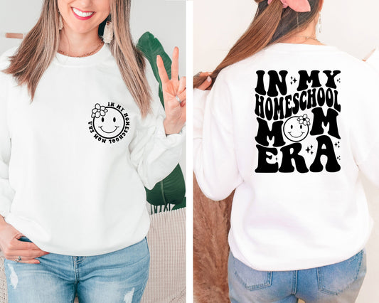 In My Homeschool Mama Era Sweatshirt, Homeschool Mom Sweater, Homeschooling Mama Hoodie, Christian Teacher Hoodie, Homeschooler Mom Sweater