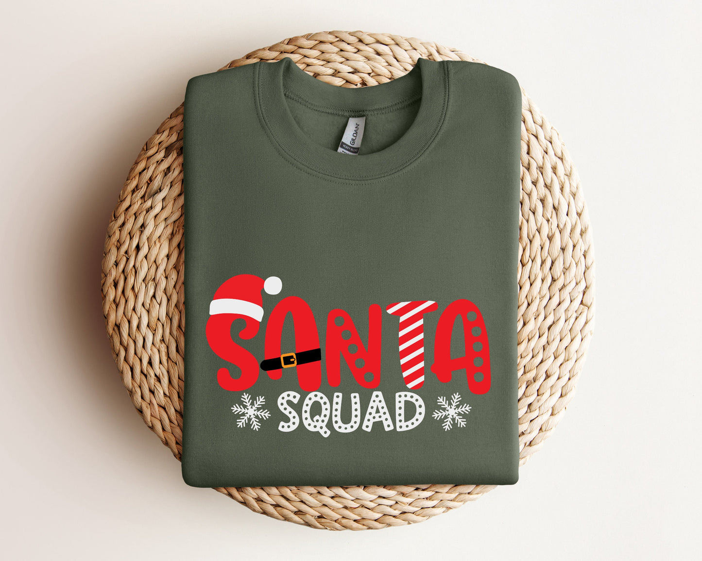 Santa Squad Sweatshirt, Christmas Squad Sweater, Christmas Hoodie, Christmas Gift, Family Christmas, Family Matching Christmas Crewneck