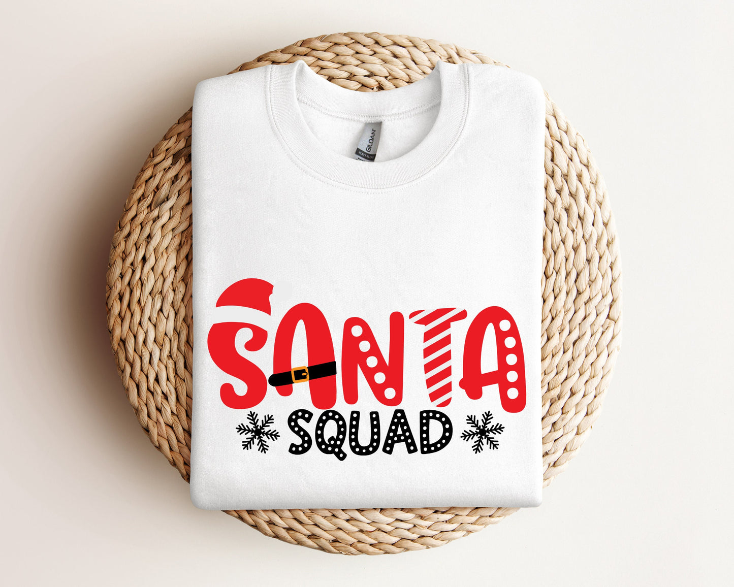 Santa Squad Sweatshirt, Christmas Squad Sweater, Christmas Hoodie, Christmas Gift, Family Christmas, Family Matching Christmas Crewneck