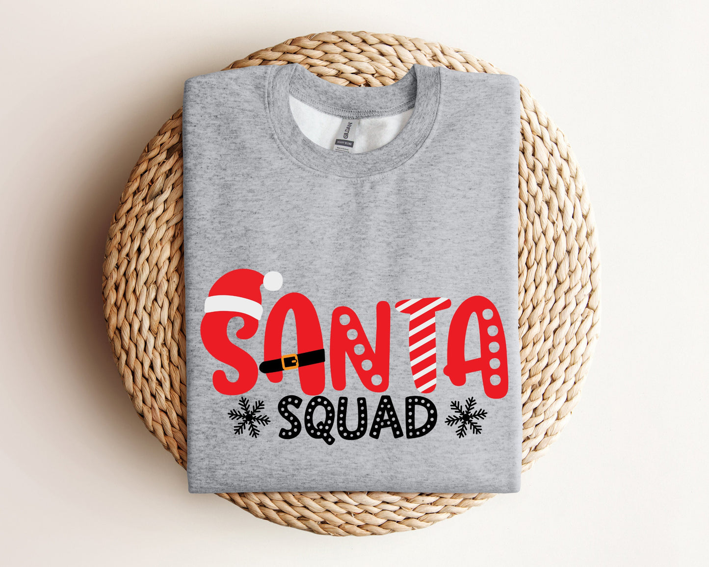 Santa Squad Sweatshirt, Christmas Squad Sweater, Christmas Hoodie, Christmas Gift, Family Christmas, Family Matching Christmas Crewneck