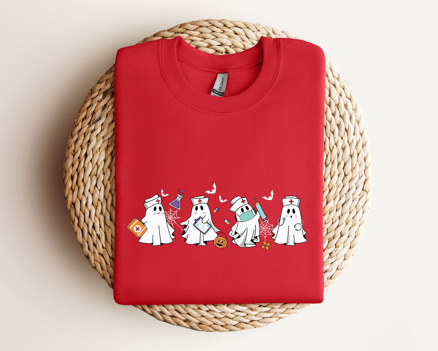 Nurse Halloween Sweatshirt, Nurse Sweater, Halloween Nursing Sweatshirt, Nursing Student Hoodie, Nurse Crewneck Sweater, Er Nurse Hoodie