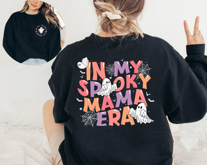 In My Spooky Mama Era Sweatshirt, In My Mom Era Sweater, Halloween Crewneck, Spooky Mom Hoodie, Spooky Season Sweater, Ghost Sweatshirt