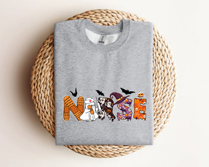 Halloween Nurse Sweatshirt, Halloween Nursing Sweater, Nurse Fall Hoodie, Nurse Halloween, Halloween Nurse Hoodie, Halloween Crewneck