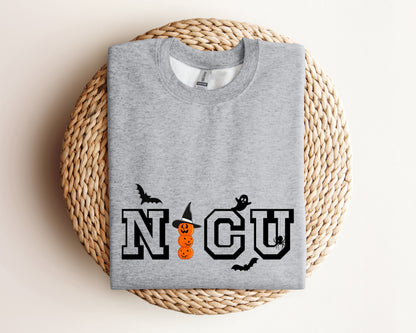 NICU Nurse Halloween Sweatshirt, Neonatal Intensive Care Unit Nurse Hoodie, Halloween Hospital Party Hoodie, Spooky Fall Nurse Crewneck
