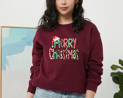 Merry Christmas Sweatshirt, Christmas Hoodie, Christmas Sweater, Christmas Crewneck, Merry Christmas Sweater, Christmas Gift Crewneck