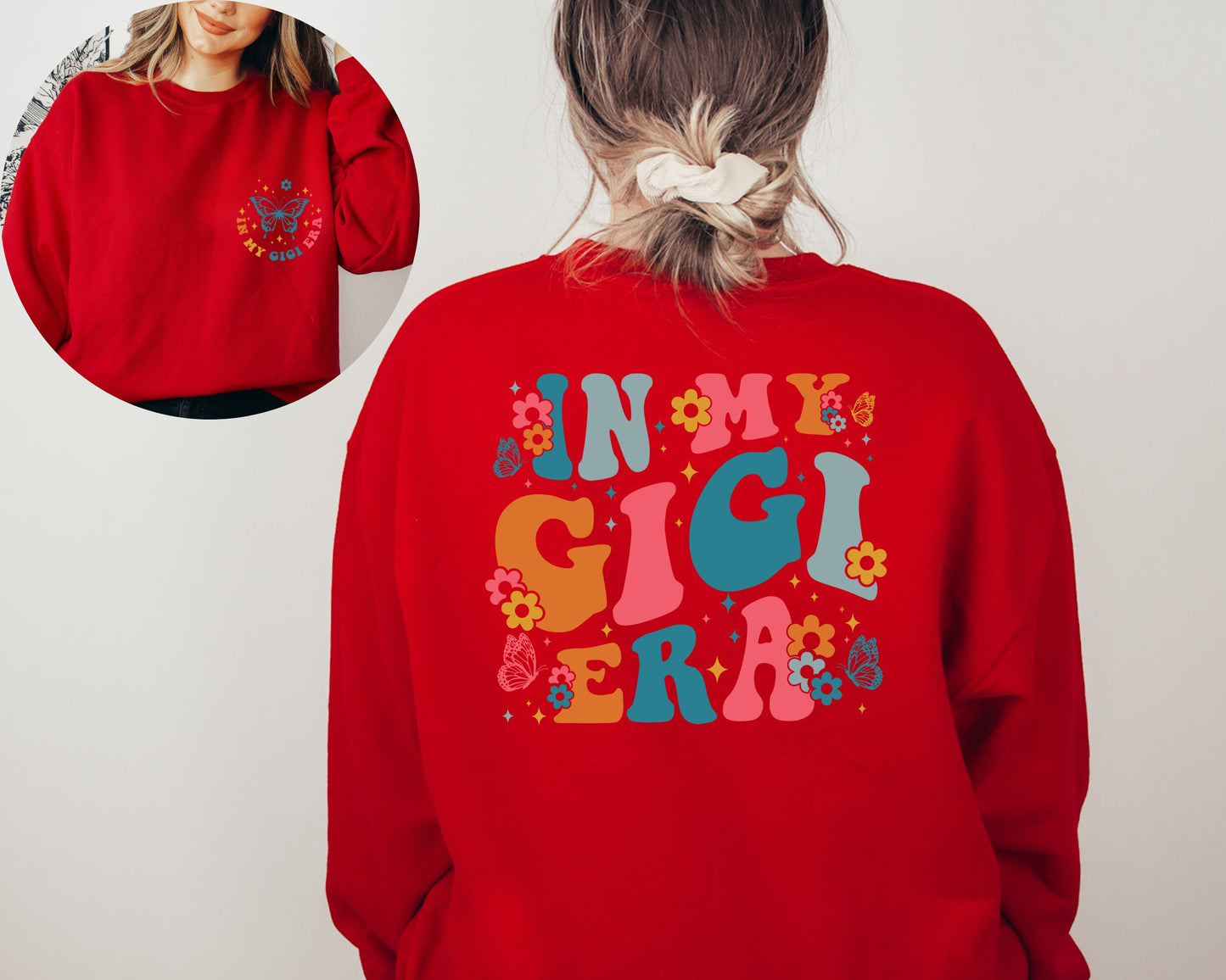 In My Gigi Era Sweatshirt, Gigi Sweater, Gigi Birthday Gift, Gift For Gigi Sweatshirt, Gigi Era Sweatshirt, Gigi Crewneck , Gigi Sweater
