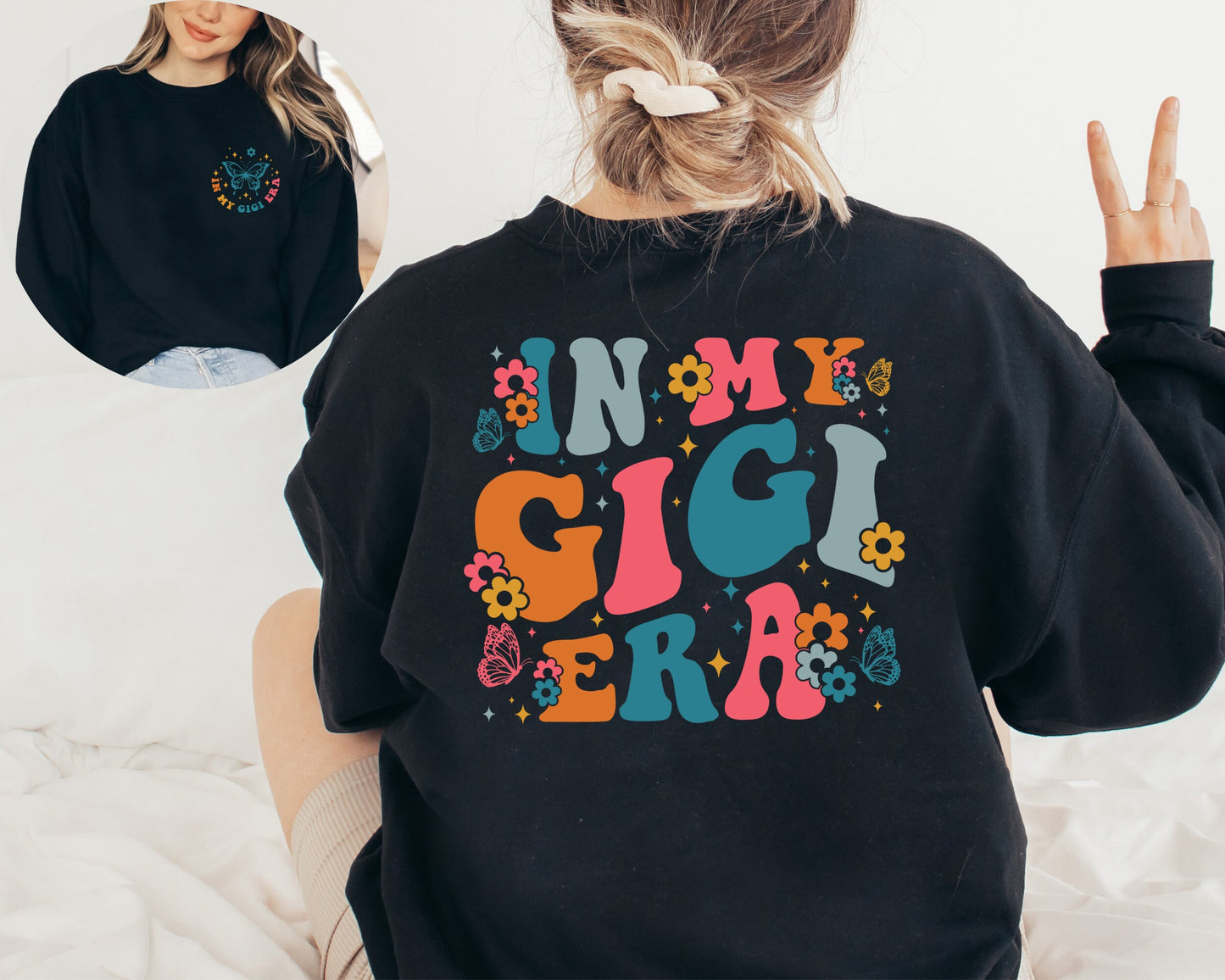 In My Gigi Era Sweatshirt, Gigi Sweater, Gigi Birthday Gift, Gift For Gigi Sweatshirt, Gigi Era Sweatshirt, Gigi Crewneck , Gigi Sweater