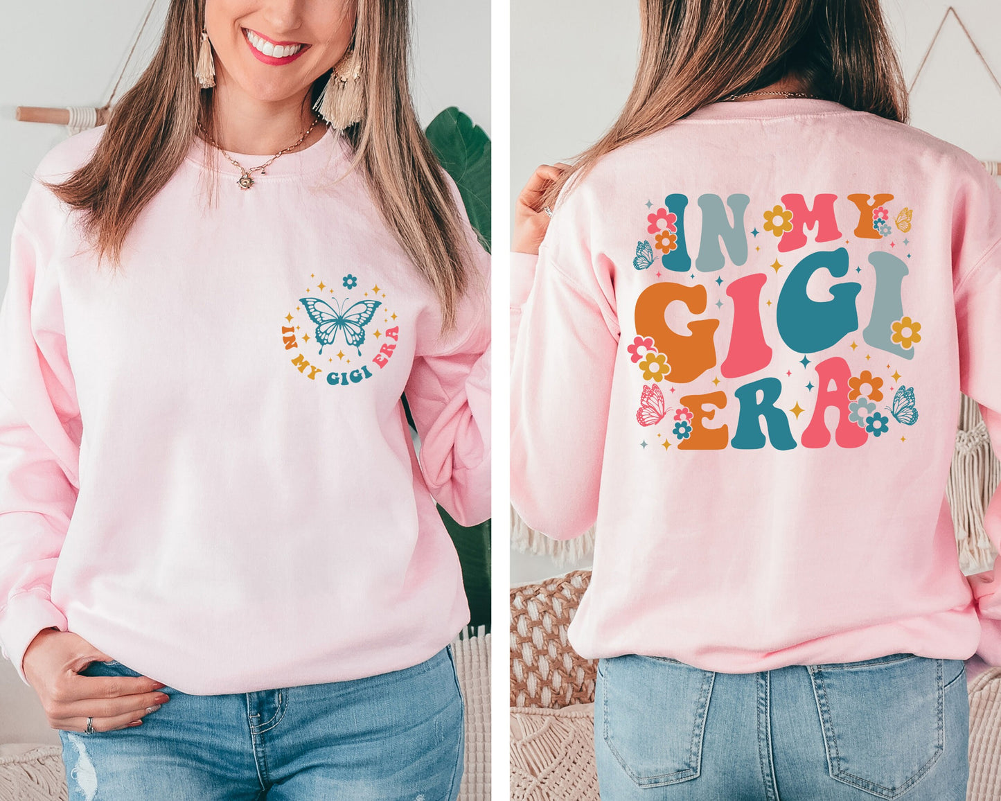 In My Gigi Era Sweatshirt, Gigi Sweater, Gigi Birthday Gift, Gift For Gigi Sweatshirt, Gigi Era Sweatshirt, Gigi Crewneck , Gigi Sweater
