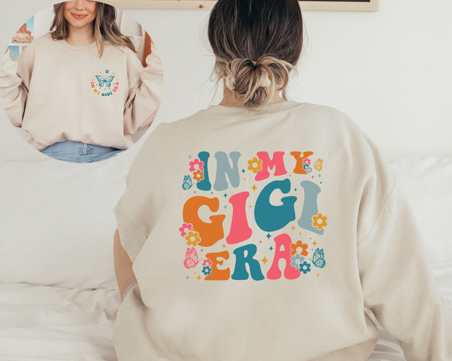 In My Gigi Era Sweatshirt, Gigi Sweater, Gigi Birthday Gift, Gift For Gigi Sweatshirt, Gigi Era Sweatshirt, Gigi Crewneck , Gigi Sweater
