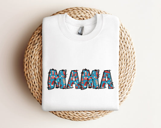 Mama Christmas Sweatshirt, Christmas Mama Gift, Holiday Sweatshirt, Christmas Mama Sweatshirt, Mama Christmas Hoodie, Xmas Christmas Sweater