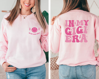 In My Gigi Era Sweatshirt, Gigi Sweatshirt, Gigi Birthday Gift, Gift For Gigi, Gigi Era Sweatshirt, Gigi Crewneck Sweatshirt, Gigi Sweater