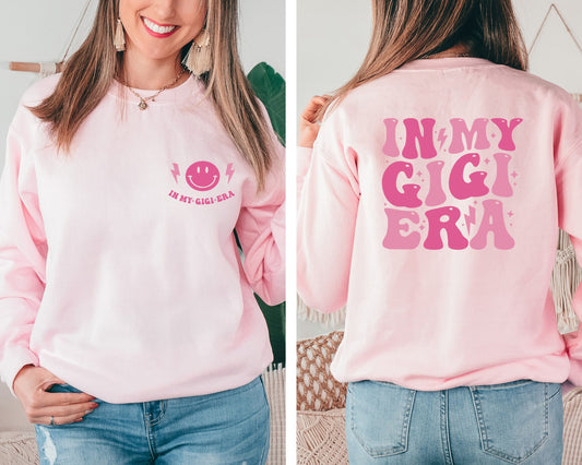 In My Gigi Era Sweatshirt, Gigi Sweatshirt, Gigi Birthday Gift, Gift For Gigi, Gigi Era Sweatshirt, Gigi Crewneck Sweatshirt, Gigi Sweater
