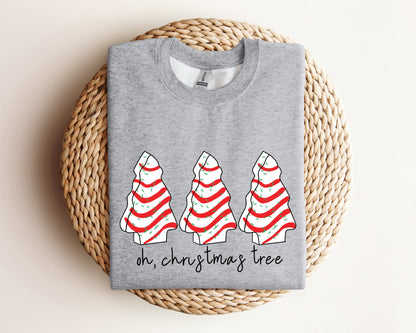 Oh Christmas Tree Sweatshirt, Christmas Cake Hoodie, Christmas Crewneck Sweater, Christmas Sweater Women, Funny Christmas Shirt Xmas Hoodie