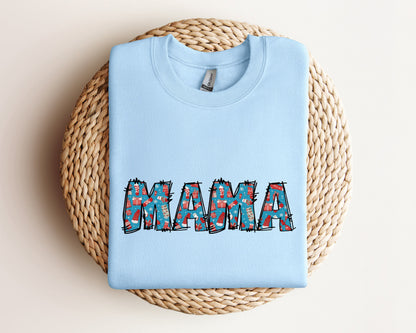 Mama Christmas Sweatshirt, Christmas Mama Gift, Holiday Sweatshirt, Christmas Mama Sweatshirt, Mama Christmas Hoodie, Xmas Christmas Sweater