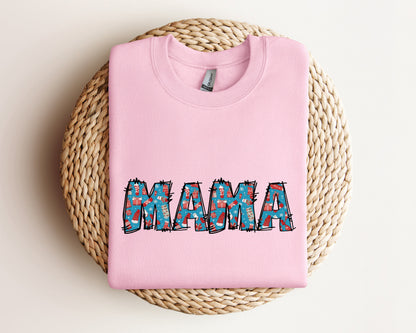 Mama Christmas Sweatshirt, Christmas Mama Gift, Holiday Sweatshirt, Christmas Mama Sweatshirt, Mama Christmas Hoodie, Xmas Christmas Sweater