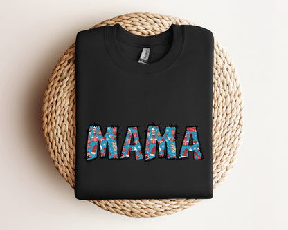 Mama Christmas Sweatshirt, Christmas Mama Gift, Holiday Sweatshirt, Christmas Mama Sweatshirt, Mama Christmas Hoodie, Xmas Christmas Sweater