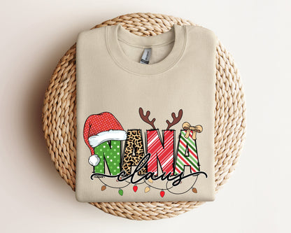 Nana Claus Gift Sweatshirt, Nana Christmas Sweater, Nana Claus Hoodie, Nana Claus Christmas Sweater, Family Claus Sweatshirt, Nana Hoodie