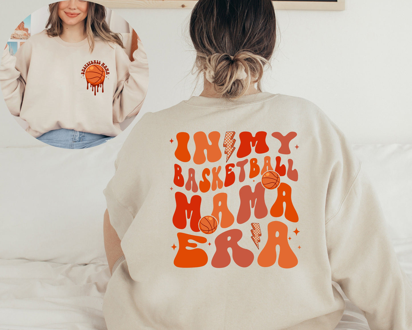 In My Basketball Mama Era Sweatshirt, Basketball Mama Sweater, Sport Mama Hoodie, Game Day Hoodie, Basketball Season Sweater, Basketball
