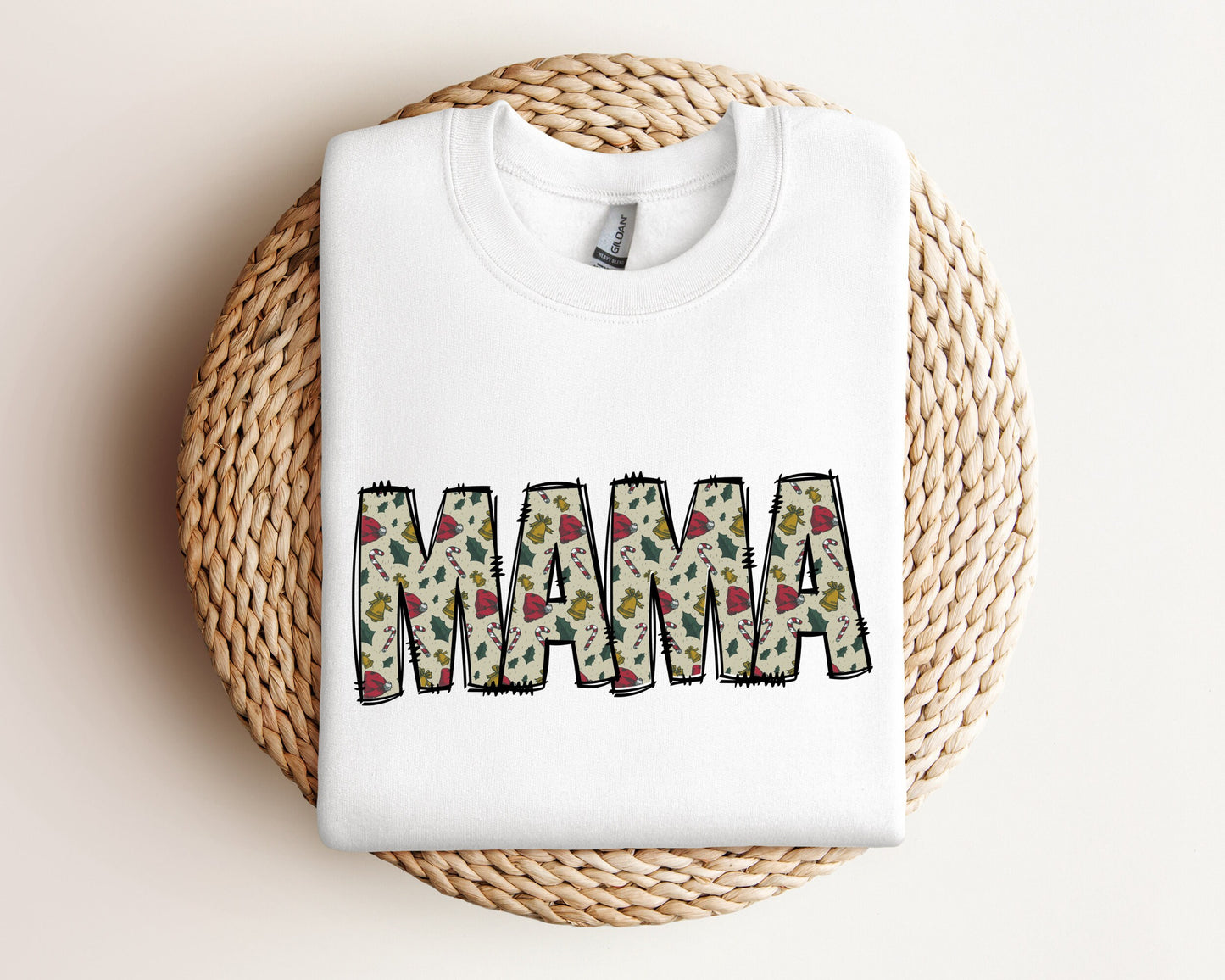 Mama Christmas Sweatshirt, Mama Sweatshirt, Christmas Sweater, Cool Mama Halloween Sweatshirt, Mama Christmas Gift, Xmas Gift Crewneck