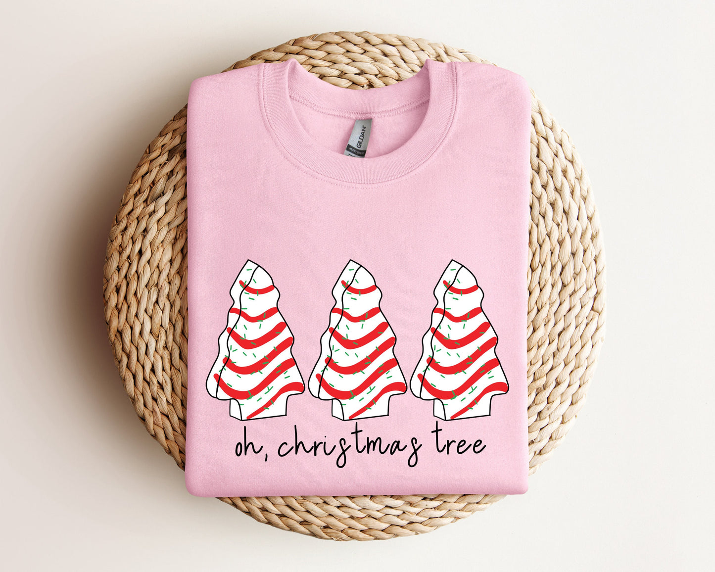 Oh Christmas Tree Sweatshirt, Christmas Cake Hoodie, Christmas Crewneck Sweater, Christmas Sweater Women, Funny Christmas Shirt Xmas Hoodie