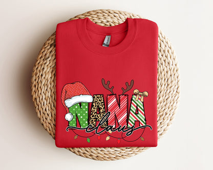 Nana Claus Gift Sweatshirt, Nana Christmas Sweater, Nana Claus Hoodie, Nana Claus Christmas Sweater, Family Claus Sweatshirt, Nana Hoodie