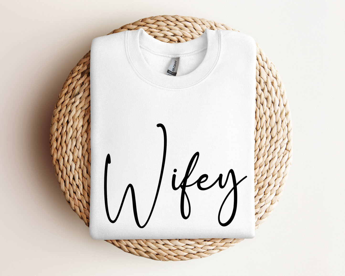 Cute Wifey Sweatshirt, Engagement Gift Hoodie, Bridal Shower Gift, Gift for Bride, Personalized Bridal Gift, New Wife Sweatshirt