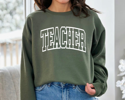 Teacher Sweatshirt, Teacher Appreciation Gift Hoodie, Back To School, New Teacher Gift, Elementary School Teacher, Team Teacher Crewneck