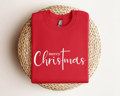 Merry Christmas Sweatshirt, Christmas Cross Hoodie, Winter Sweater, Christmas 2023 Sweater, Family Christmas T-Shirt, Christmas Gift Hoodie