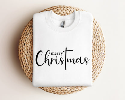 Merry Christmas Sweatshirt, Christmas Cross Hoodie, Winter Sweater, Christmas 2023 Sweater, Family Christmas T-Shirt, Christmas Gift Hoodie