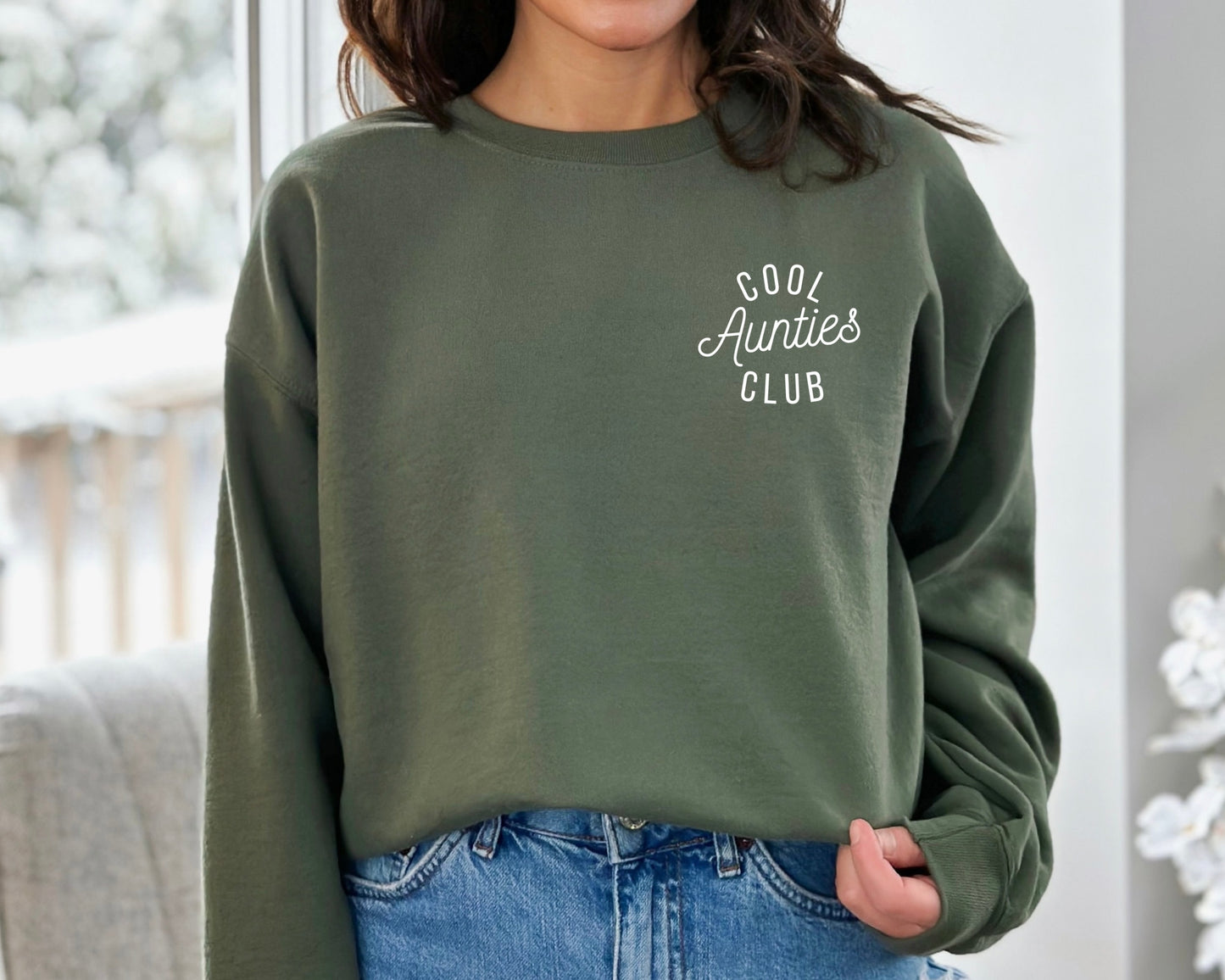 Cool Aunts Club Sweatshirt, Cool Aunts Hoodie, Favorite Aunt Sweater, Cool Aunt Gift from Niece, New Aunt Sweater, Funny Cool Aunt Crewneck