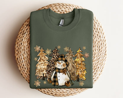 Christmas Sweatshirt, Christmas Santa Tree Sweater, Christmas Hoodie, Christmas Tree Sweatshirt, Holiday Sweaters for Women, Winter Sweater